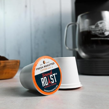 Fresh Roasted Coffee, Bold Artisan Blend Variety Pack, K-Cup Compatible, 96 Pods