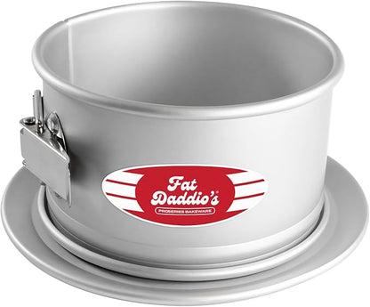 Fat Daddio's PSF-63 Anodized Aluminum Springform Pan, 6 x 3 Inch