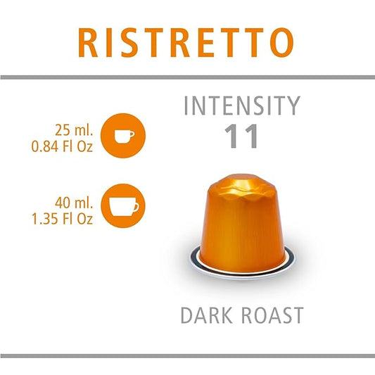Daniels Blend Espresso Aluminum Capsules Compatible with Nespresso 60 Coffee Pods Single Server Kosher Certified Ristretto