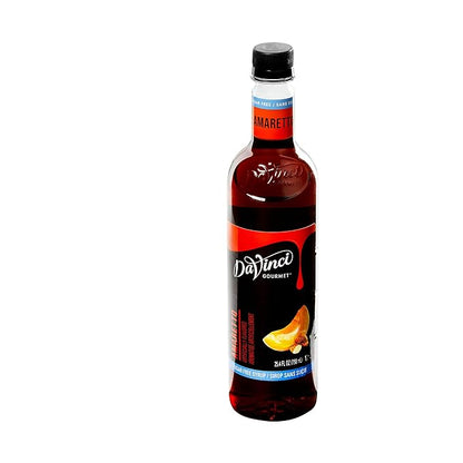 DaVinci Gourmet Sugar-Free Amaretto Syrup, 25.4 Fluid Ounces (Pack of 1)