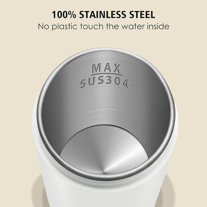 Sekaer Portable Electric Tea Kettle Travel Small Mini Coffee Kettle, with 4 Variable Presets, Personal Hot Water Boiler 304 Stainless Steel with Auto Shut-Off & Boil Dry Protection, SY-618A