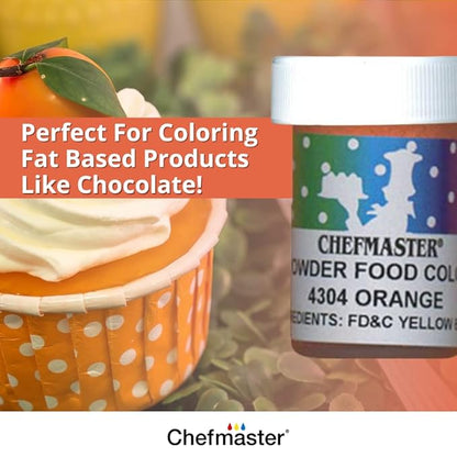 Chefmaster Brown Dry Powder Candy Color | Vibrant Shades | Chocolate, Macarons, Fondant | Decorating | Professional-Grade Dye | Easy-to-Use | Manufactured in USA | 3 grams
