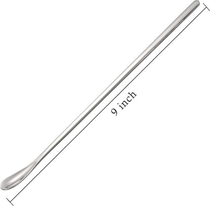 Stainless Steel Cocktail Stir Sticks with Long Handle of 6 Pieces for Coffee & Tea Drinks