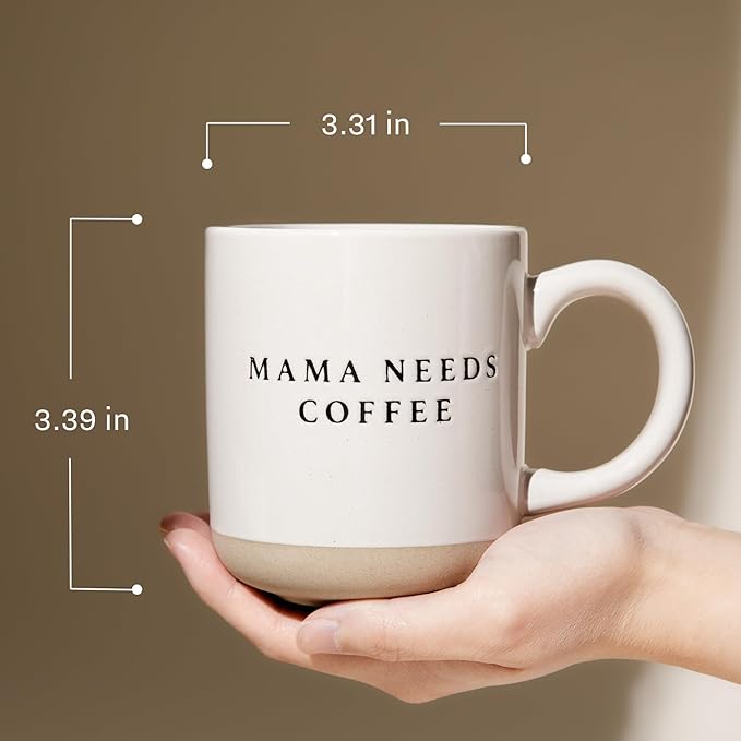 Sweet Water Decor Warm and Cozy Stoneware Coffee Mugs | Christmas Coffee Mugs | Microwave & Dishwasher Safe | 14oz Coffee Cup | Fall Gifts | Christmas Gifts for Her