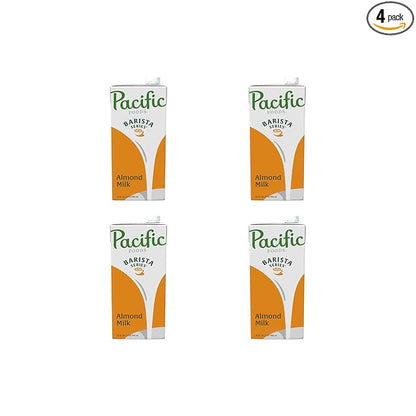 Pacific Foods Barista Series Original Almond Milk, Plant Based Milk, 32 oz Carton (Pack of 4)
