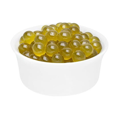 Tea Zone [1 Pound] Green Apple Popping Pearls, Bursting Pearls for Teas, Shakes, Smoothies, Dessert Toppings