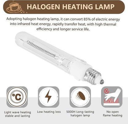 YUCHENGTECH Halogen Beam Heater Burner Smart Siphon Beam Heater for Hario Yama Syphon Coffee Maker (Upgrade 110-120V) (110V)
