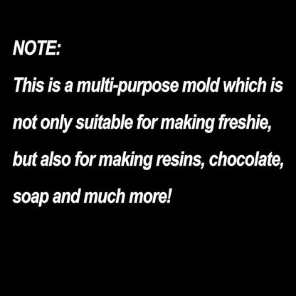 【300+ Design Optional】 Fuehbur Cross Pendant Freshie Mold, Silicone Epoxy Resin Molds for Car Freshies, Aroma Beads, Soap Candle Pendant Mould-Oven Safe