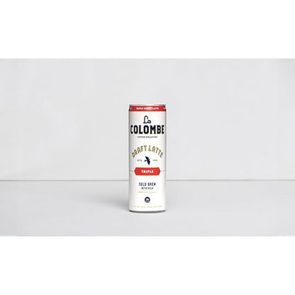 La Colombe Coffee, Triple Draft Latte, 11 fl oz Cans (Pack of 12), Coffeehouse Quality Cold Brew, Specialty Grade Coffee Beans, Ready-to-Drink On-the-Go