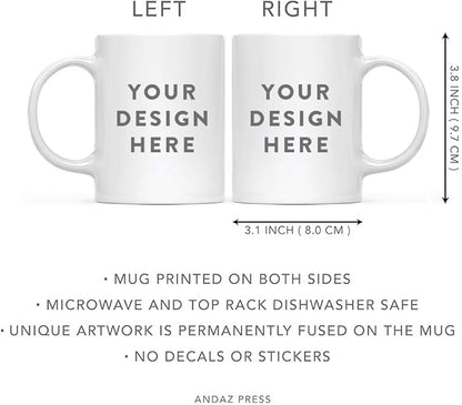 Andaz Press Funny Family 11oz. Coffee Mug Gift, Thank You for Being My Cousin, Punch in Face, 1-Pack, Christmas Birthday Drinking Cup Present Ideas