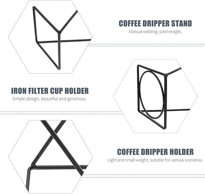 Pour Over Dripper Stand Manual Coffee Filter Maker Pour Over Coffee Holder Filter Cup Holder Tea Strainer Stand for Coffee Beer Drink Maker