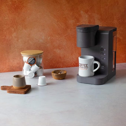 Fresh Roasted Coffee, Ethiopian Yirgacheffe Kochere, Medium Roast, 72 Pods for K Cup Brewers