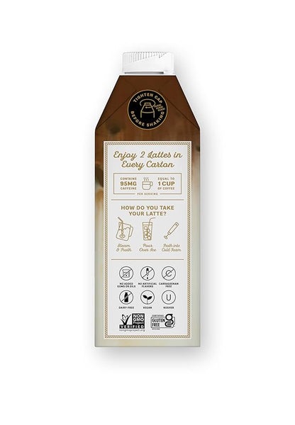 Elmhurst 1925 Caramel Cashew Latte – Plant-Based, Vegan, Dairy-Free Plant Milk Latte Made of Cashew Milk, Cold Brew Premium Arabica with 95mg Caffeine & Sweet Caramel Notes – 25.4oz (Pack of 6)