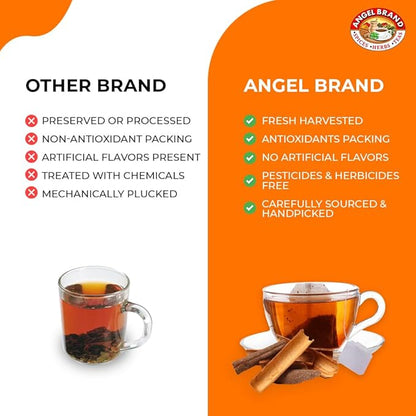 Angel Brand Mauby Bark Tea Bags 20 Pack of 3 – Herbal Mauby Tea for Digestion &