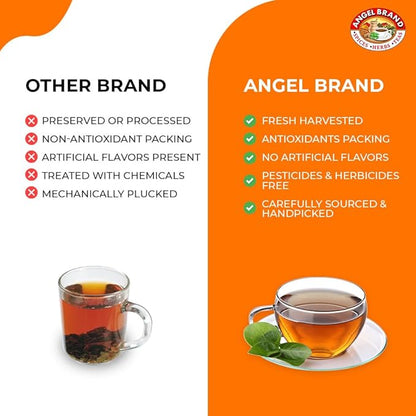 Angel Brand Allergy Relief Tea – Herbal Tea, 25 Tea Bags Pack of 3 – Tea for Allergy Care, Cough Relief &