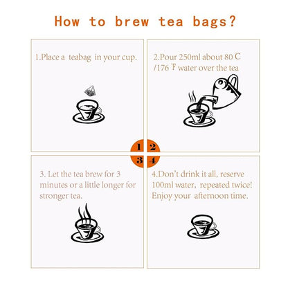 XIEJINJI Premium Oolong Tea, Taiwan Dongding Oolong TeaBags, 3.2g x 50 Count, High Mountain Tea, No Sugar & No Additives, Low-Caffeine, Eco-Conscious Tea Bags, Resealable Bag