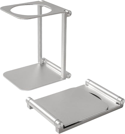 Pour over Dripper Stand,Portable &Foldable Espresso Machine Stand,Office coffee stand with base,Suitable for office,home,camping
