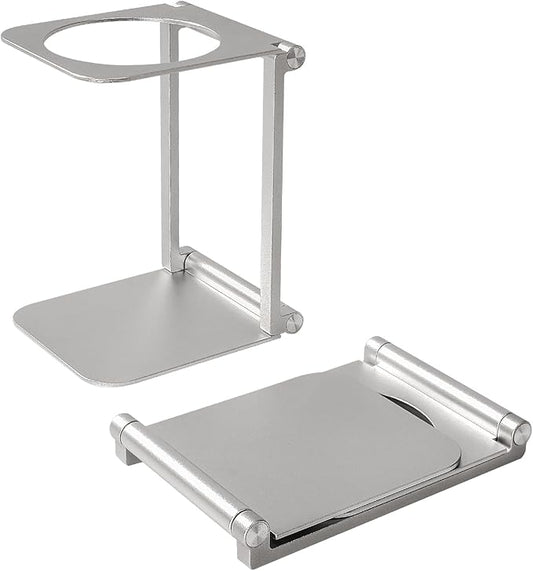 Pour over Dripper Stand,Portable &Foldable Espresso Machine Stand,Office coffee stand with base,Suitable for office,home,camping