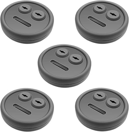 5 Pack Meat Thermometer Probe Grommet for Grills, Compatible with Weber 85037 Smokey Mountain Cookers, and Other Grill DIY Probes Port, Replacement Accessories