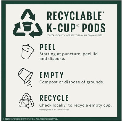 Starbucks® Caramel Flavored Coffee – K-Cup® 44ct