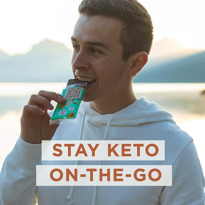 Keto Bars The Original Keto Snack Bar, Gourmet Simple Ingredients Low Carb, No Sugar, Rich in Ketogenic Fats, The Perfect KetoBars Snacks for Keto Diet Food Products (10 Pack, 1.65 ounce)