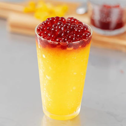 Tea Zone [1 Pound] Dragon Fruit Popping Pearls, Bursting Pearls for Teas, Shakes, Smoothies, Dessert Toppings
