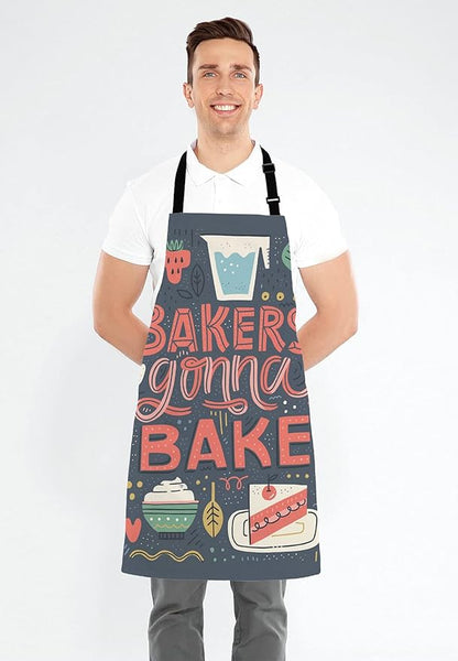 Bakers Gonna Bake Apron, Kitchen Presents for Her, Baking Apron, Apron for Women, Baking Presents, Cooking Present