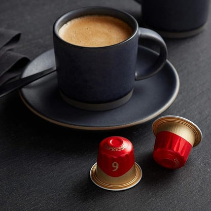 Peet's Coffee, Medium Roast Espresso Capsules, Compatible with Nespresso Original Machine - Crema Scura Intensity 9, 50 Count (5 Boxes of 10 Espresso Capsules)
