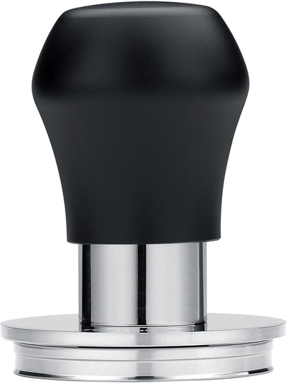 Normcore 51.5mm Coffee Tamper V4.1 Mini, Spring-Loaded Tamper with Click Feedback, Compatible with La Pavoni Professional PL, Europiccola EL, Black