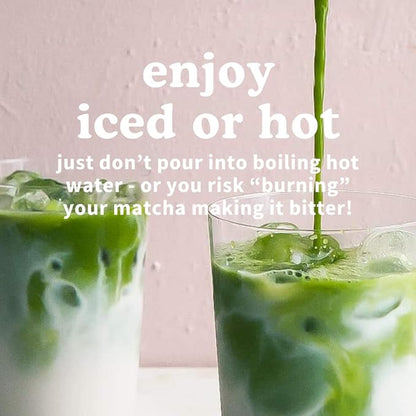 Sencha Naturals Oat Milk Matcha Latte Mix, Tropical Mango, 8.5 oz | Vegan, Dairy Free, Gluten Free Instant Latte Powder for Smoothies & Lattes | Premium Japanese Matcha Green Tea