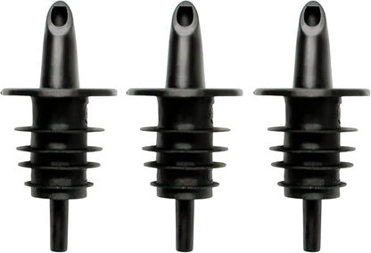 Hawaiian Shaved Ice Syrup Precise Control Bottle Pourers - Professional Pour Spouts for Snow Cone & Drink Flavors (3-Pack)