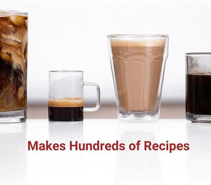 AeroPress Go Plus, Small Portable Coffee Maker for Travel & Camping - 3 In 1 Brew Method Combines French Press, Pourover, Espresso, Full Bodied Coffee without Bitterness, Coffee Press Kit - Black