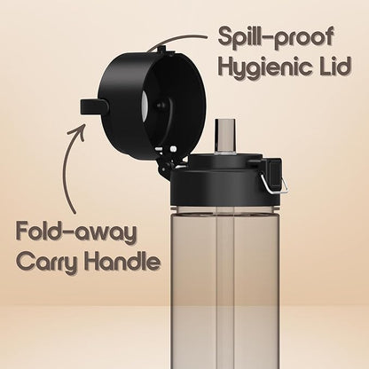 BobaMate® 25 oz Reusable Boba Cup & Tumbler with Lid, Straw, & Handle – Iced Coffee, Smoothie, Iced Matcha Cup – Spill-Proof, Shatter-Resistant, BPA-Free – Honeydew