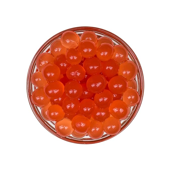 Tea Zone [7 Pounds] Pomegranate Popping Pearls for Boba Tea Beverages, Sweets, Ice Cream Topping | B2062