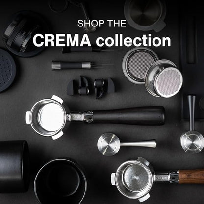 Crema Coffee Products Tamping Mat for Bambino Plus | Non-Slip Silicone Protection for Countertops & Portafilters | Precision Fit with Drip Tray & Vent Holes|Easy to Clean, Durable Espresso Tamping Pad
