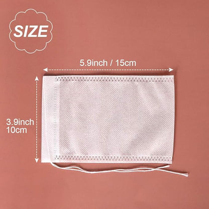 YQL Cold Brew Coffee Filter,50PCS 4x6 Inch No Mess Cold Brew Coffee Bags Disposable Mesh Brewing Bags Tea Filter Bag for Cold Brew Coffee or Tea