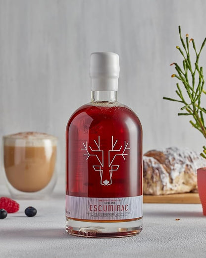 Escuminac Canadian Maple Syrup 500ml | Extra Rare Amber Grade A | Smooth & Rich Taste | Organic Gourmet Gift, Souvenir, Holiday & Birthday Treat, Thanksgiving Essentials