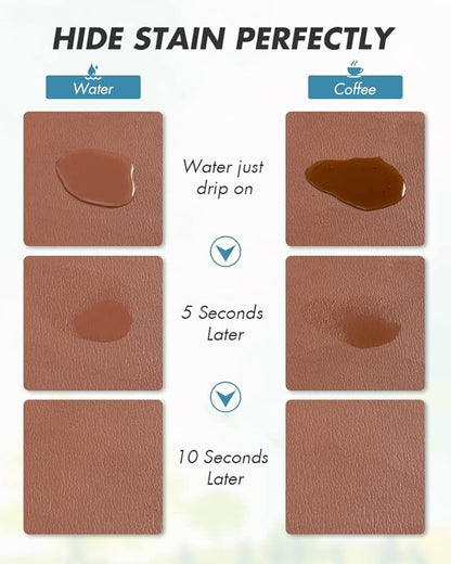 AMOAMI Coffee Mat Hide Stain Rubber Backed Absorbent Dish Drying Mat - Dark Grey, Blue, 17''x31.5''