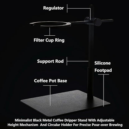 Pour Over Coffee Station Coffee Dripper Stand Adjustable Coffee Filter Holder