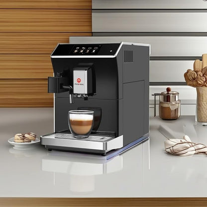 Mcilpoog WS-203 Super-automatic Espresso Coffee Machine With Smart Touch Screen For Brewing 16 Coffee Drinks
