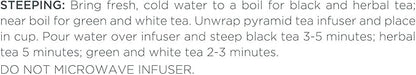 Tea Forte Tea Sampler Presentation Box, 20 Assorted Handcrafted Pyramid Tea Infuser Bags, Tea Tasting Assortment: Black, White, Green, Herbal