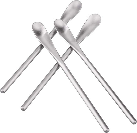 IMEEA Coffee Stirrers Demitasse Espresso Spoons SUS304 Stainless Steel Coffee Stir Sticks 5.9-Inch Tea Spoon, Set of 4