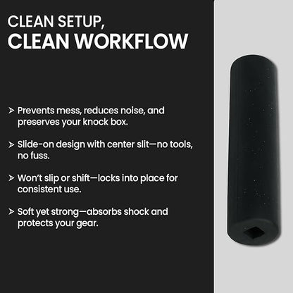 Rattleware Rubber Replacement Knock Box Bar Cover - Durable & Easy-to-Install Espresso Waste Solution, Fits Select Models with Welded Bars, High-Quality Design (6.25")