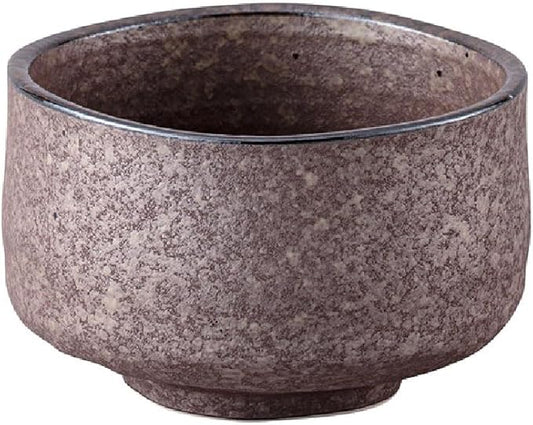 Japanese Traditional Handcrafted Mino Matcha Chawan Tea Bowl Cup Ceremony Tableware Pottery (Gin Kesshou)