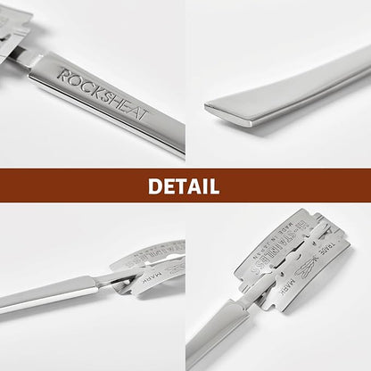 Bread Lame Dough Scoring Tool, Stainless Steel Scoring Knife with 5 Feather Blades, Sourdough Scoring Tool for Bread Baking, Baking Tool for Baking Beginners