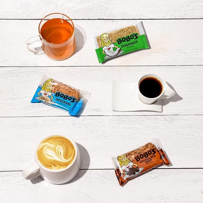 Bobo's Oat Bar Sampler Pack - Vegan - Non GMO - Plant Based - 6 flavors (12 count) Convenient On-The-Go Breakfast or Snack