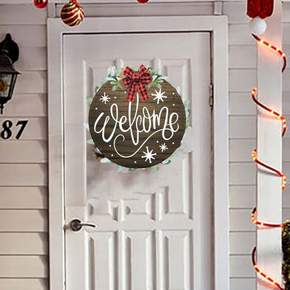 Christmas Stencils 12” Christmas Stencil for Wood Round Xmas Stencil for Painting Holiday Stencils Merry Christmas Holy Night Drawing Templates for Door Hanger Porch Wreath Home Decor