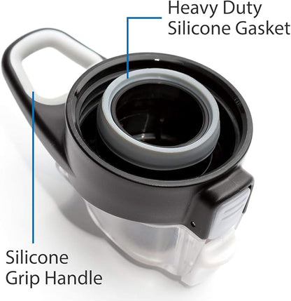 Cupture Action Bottle with Handle - Stainless Steel Vacuum-Insulated, 22 oz