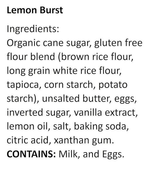 WOW Baking Company Gluten-Free Cookies, Lemon Burst, 8 Ounce (Pack of 6)