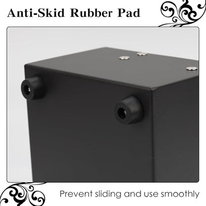 Espresso Knock Box, Stainless Steel Coffee Bag Container, With Steel Bracket And Noise Reducing Rubber Ring (M)